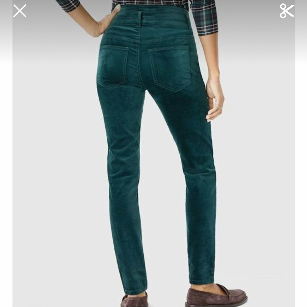 Old Navy Teal Skinny Pants Tall Size 14 New - Picture 3 of 4